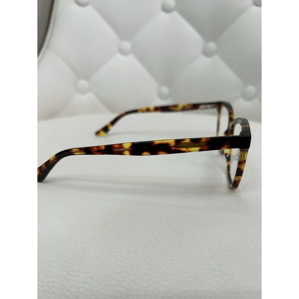 YESGLASSES Tortoise Shell Brown Full Rim Plastic Eyeglass Frames 51-18-135 C02